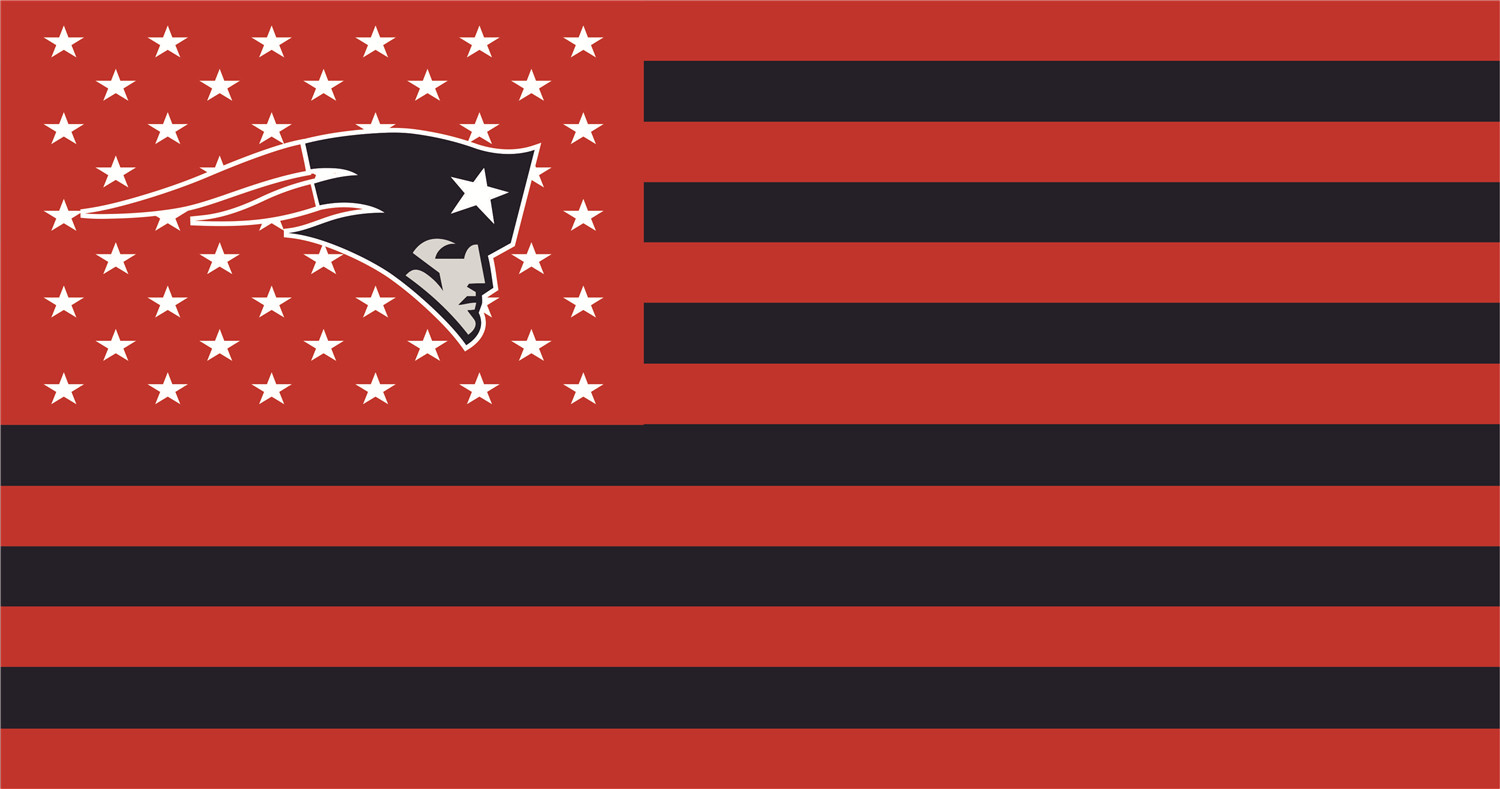 New England Patriots Flags fabric transfer